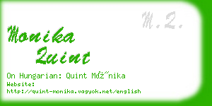 monika quint business card